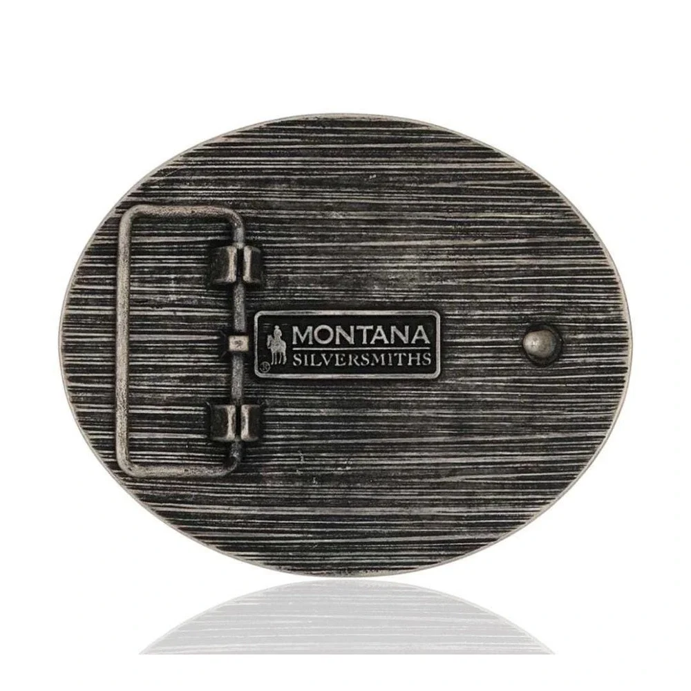 Montana Silversmiths Soar High Eagle Patriotic Belt Buckle Retail‎ $50 ~ NEW